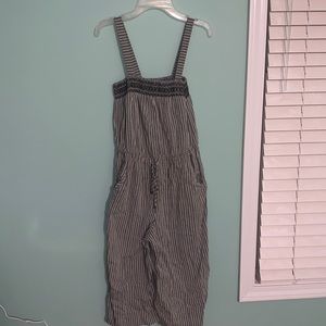Universal Thread  Gray Stripe Jumpsuit